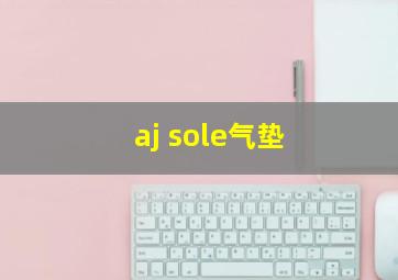 aj sole气垫